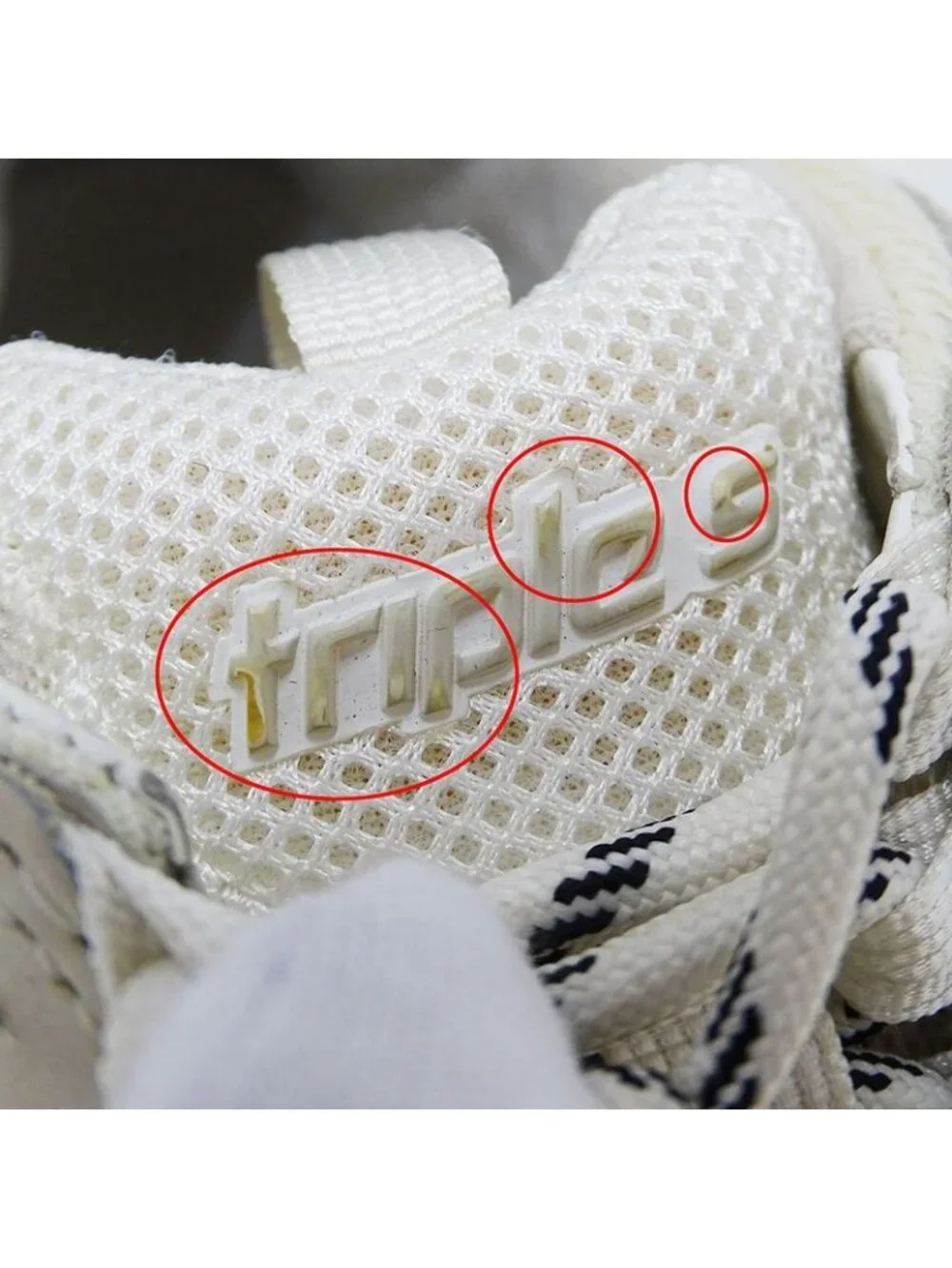 Balenciaga Sneakers Nylon Triple S White Beige 36 - Picture 15 of 15